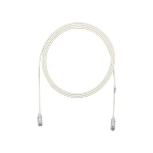 CABLE DE PARCHEO PANDUIT TX6, UTP CAT6, DIÁMETRO REDUCIDO (28AWG), COLOR BLANCO MATE, 1FT, UTP28SP1