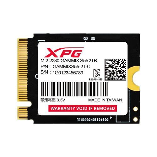 UNIDAD DE ESTADO SÓLIDO SSD XPG GAMMIX S55 NVME, 2TB, PCI EXPRESS 4.0, M.2, SGAMMIXS55-2T-C