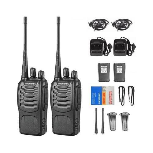 RADIOS DE COMUNICACION, WALKIE TALKIE RECARGABLE CON AURICULARES Y ALTAVOCES. RADIOS DE COMUNICACION PARA LOGÍSTICA Y ALMACENAJE