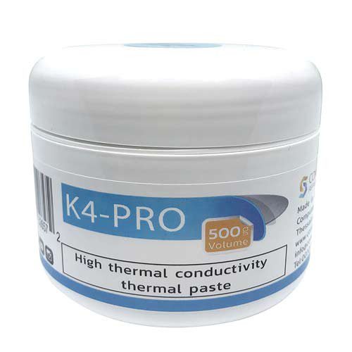 K4-PRO 500G ALTA CONDUCTIVIDAD TÉRMICA PASTA TÉRMICA 4,6 W/M.K PARA DISIPADORES DE ORDENADOR. IDEAL PARA COMPUTADORAS PORTÁTILES